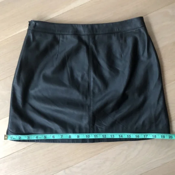 Joie lamb leather mini skirt - Picture 11 of 12